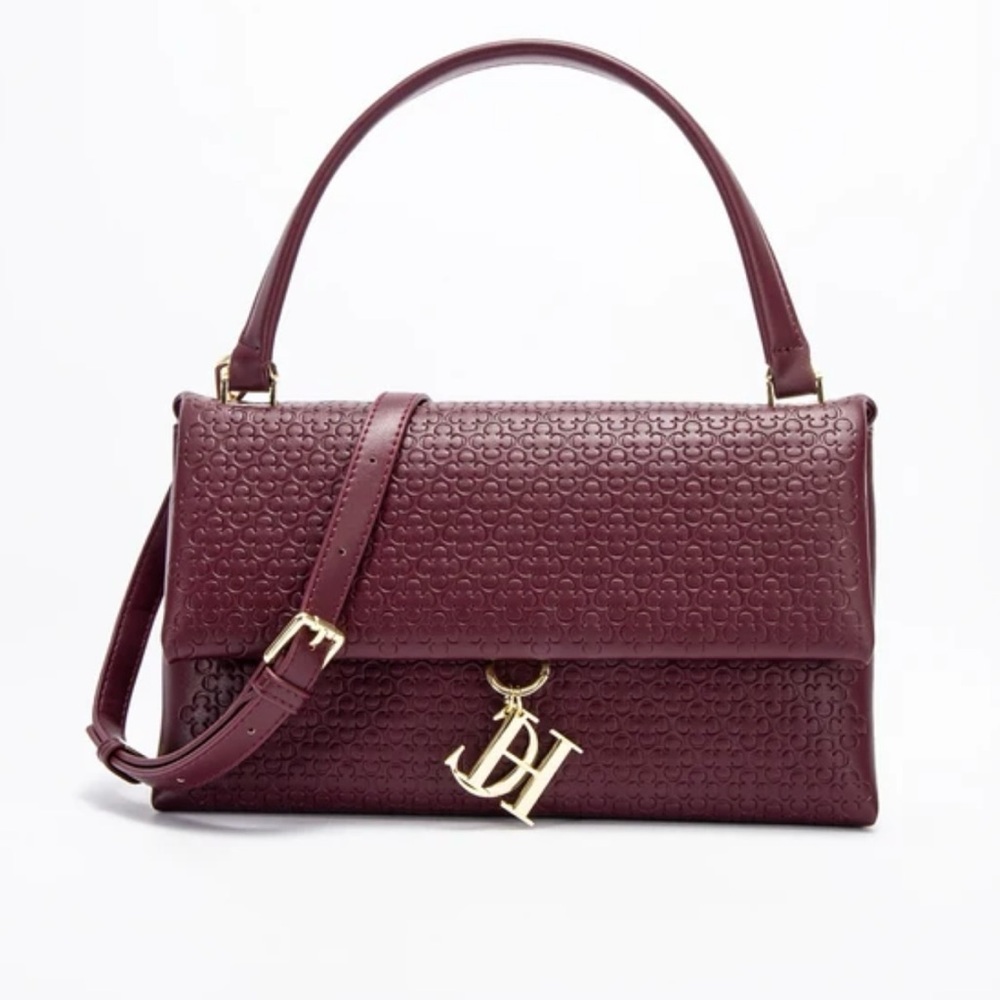 Carolina Herrera Purple Bag. Camelot Line- Medium